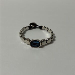 ⭐️Uno De 50 bracelet silver blue stone⭐️